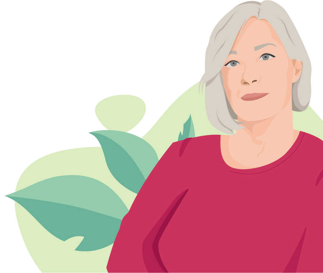 Darstellung der CML-Patientin Gisela Darstellung der CML-Patientin Gisela.